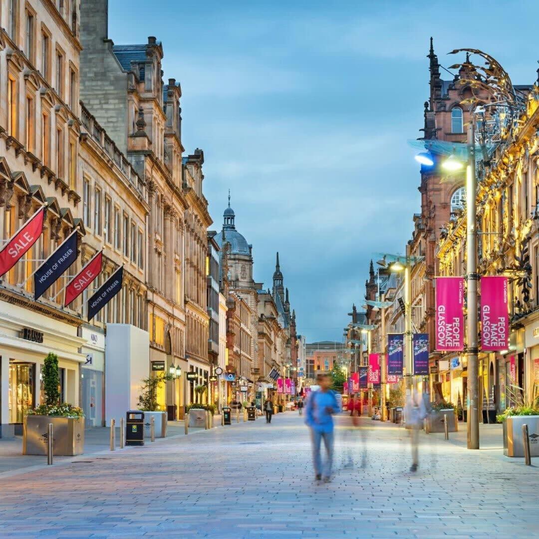 Modern And Refurbished Flat In Merchant City Glasgow Esterno foto